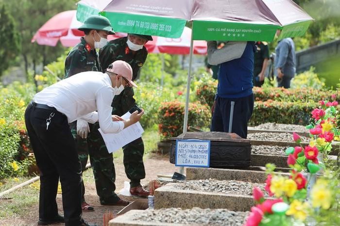 Đánh số hài cốt liệt sĩ