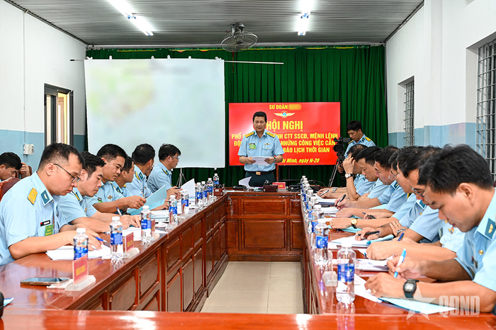 Hội nghị phổ biến mệnh lệnh chuyển trạng thái SSCĐ, mệnh lệnh động viên.