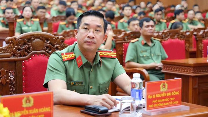 Lãnh đạo Công an thành phố, các đơn vị nghiệp vụ, công an các địa phương tham dự hội thi