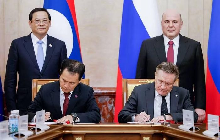 Nga-Lào ký kết thỏa thuận hợp tác trong lĩnh vực năng lượng hạt nhân, ngày 15/6/2026.