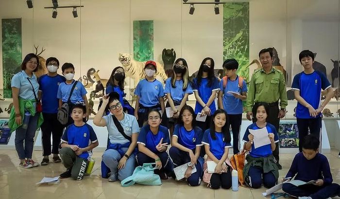 Nhiều trường học lựa chọn Bảo tàng Cúc Phương làm điểm đến giáo dục trải nghiệm cho học sinh.