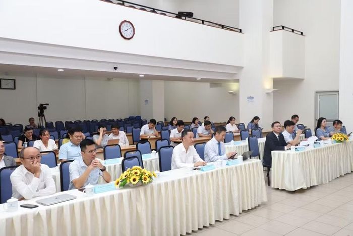 Hội thảo có sự tham gia của đại diện lãnh đạo các trường thành viên, đơn vị trực thuộc Đại học Đà Nẵng.