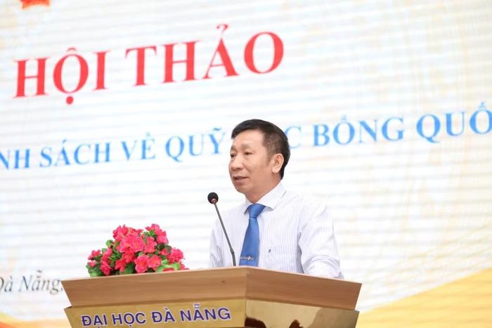 PGS.TS Lê Thành Bắc, Phó Giám đốc Đại học Đà Nẵng phát biểu tại Hội thảo.