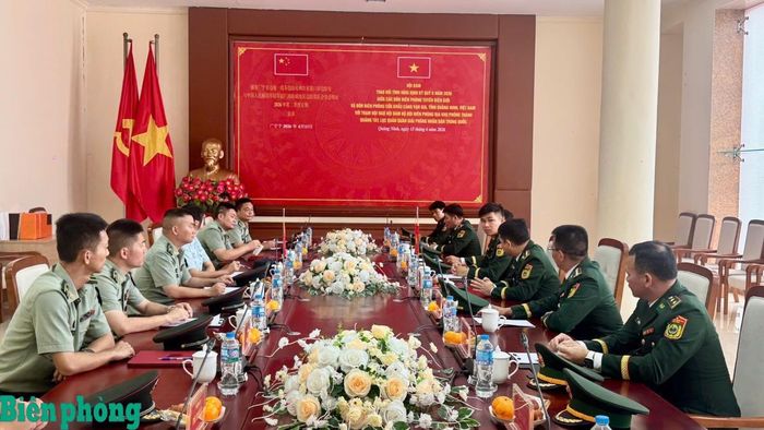 Quang cảnh hội đàm. Ảnh: Trần Tương