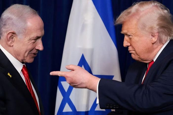 Tổng thống Mỹ Donald Trump và Thủ tướng Israel Benjamin Netanyahu. (Ảnh: Reuters)