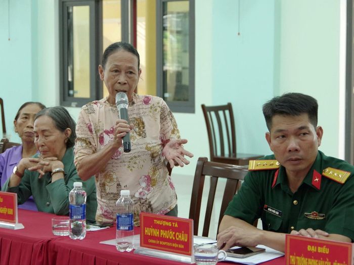 Đại diện thân nhân liệt sĩ và các đại biểu phát biểu, bày tỏ nguyện vọng và đề xuất tại hội thảo.