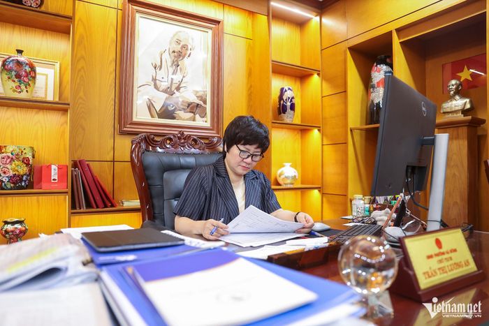 Chủ tịch UBND phường Hà Đông Trần Thị Lương An.