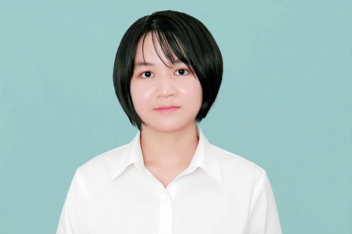 Quỳnh Giang ước mơ trở thành bác sĩ. Ảnh: NVCC