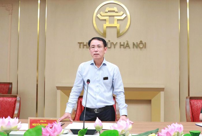 Phó Bí thư Thường trực Thành ủy Hà Nội Nguyễn Trọng Đông. Ảnh: Phạm Hùng