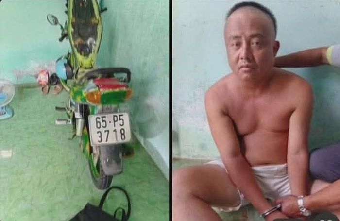 Dương Công Nhạc bị bắt giữ. Ảnh: HC
