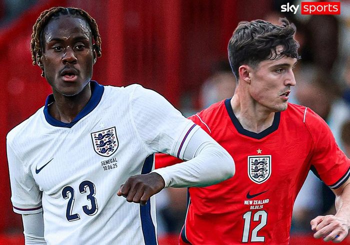 Livramento (phải) dính chấn thương, nhường chỗ cho Chalobah (trái) - Ảnh: Sky Sports