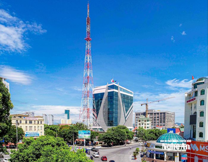 Trụ sở Báo và phát thanh, truyền hình Nghệ An.