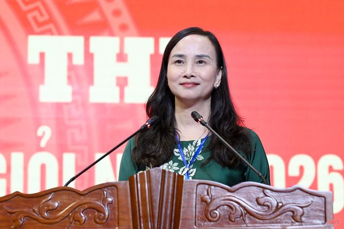 Phó Trưởng ban Thường trực Ban Tuyên giáo và Dân vận Tỉnh ủy Đặng Thị Quỳnh Diệp phát biểu bế mạc.