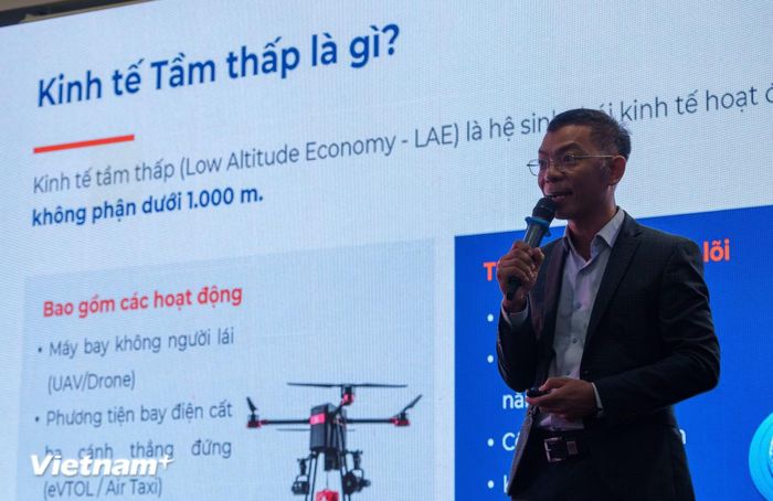 Ông Trần Anh Tuấn, Phó Chủ tịch Liên minh kinh tế tầm thấp (LAEP). (Ảnh: Thanh Phong/Vietnam+)
