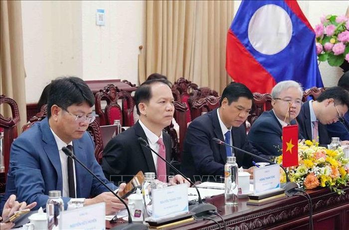 Bộ trưởng Bộ Tư pháp Hoàng Thanh Tùng phát biểu. Ảnh: Phạm Kiên/TTXVN