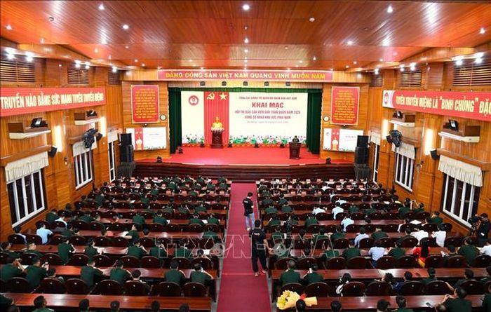 Quang cảnh khai mạc Hội thi. Ảnh: Bộ Tư lệnh Quân khu V/TTXVN phát
