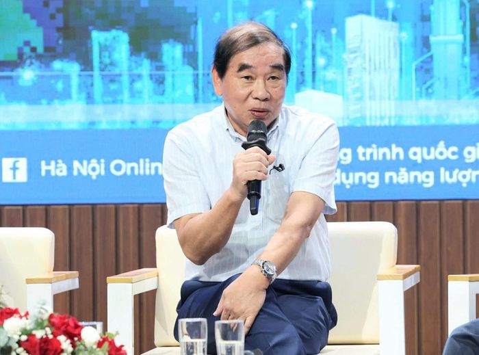Ông Nguyễn Đình Hiệp - Chủ tịch Hội Khoa học công nghệ sử dụng năng lượng tiết kiệm và hiệu quả Việt Nam. Ảnh: EVNNPC