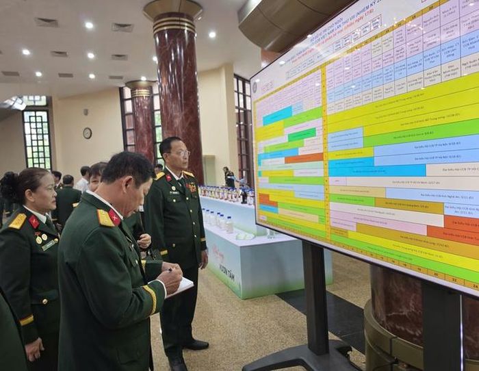 Các đại biểu tham quan các gian trưng bày trong khuôn khổ Đại hội