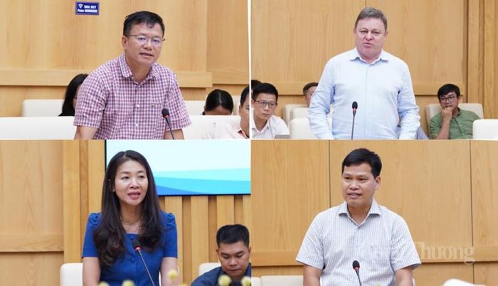 Các đại biểu trao đổi tại cuộc họp - Ảnh: Nguyên Thảo