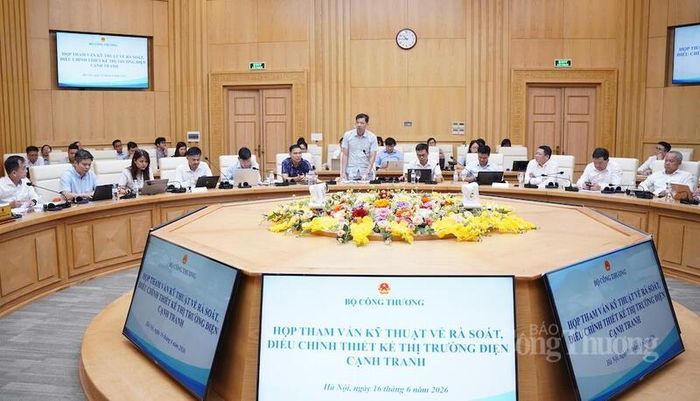 Bộ Công Thương tổ chức cuộc họp tham vấn kỹ thuật về rà soát, điều chỉnh thiết kế thị trường điện cạnh tranh - Ảnh: Nguyên Thảo