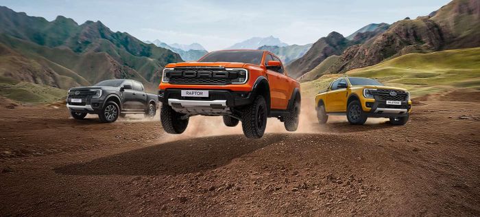 Ở phân khúc xe bán tải, Ford vẫn dẫn đầu tại thị trường Việt.