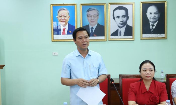 Đồng chí Lê Xuân Lợi phát biểu ý kiến.