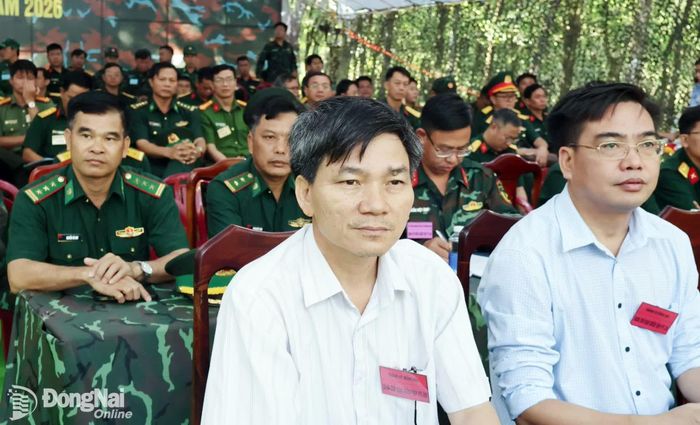 Đại biểu tham gia diễn tập. Ảnh: Nguyệt Hà