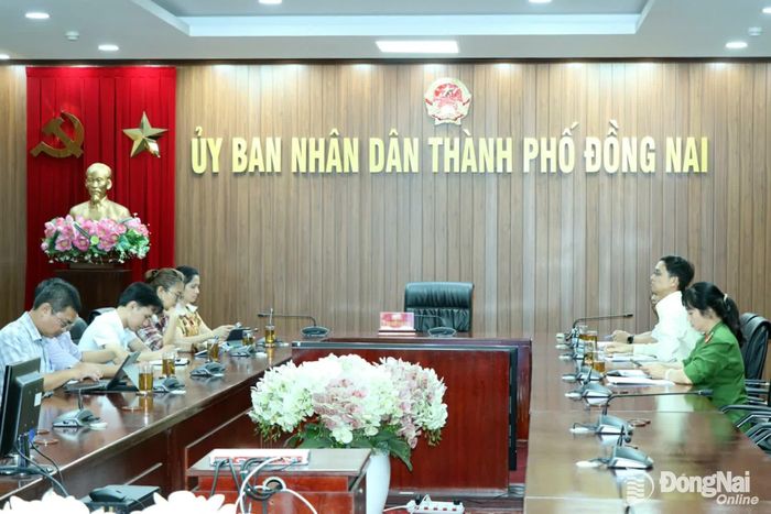 Các đại biểu tham dự tại điểm cầu Đồng Nai