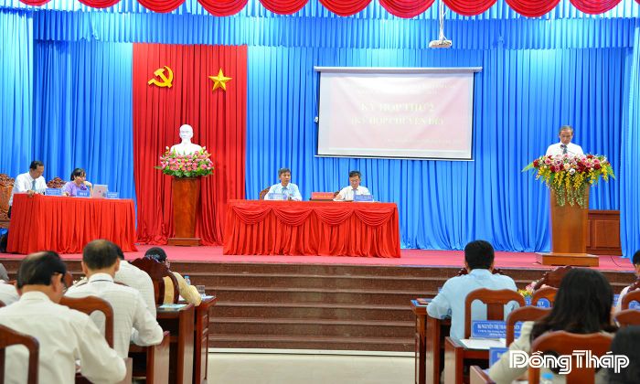 Quang cảnh kỳ họp.