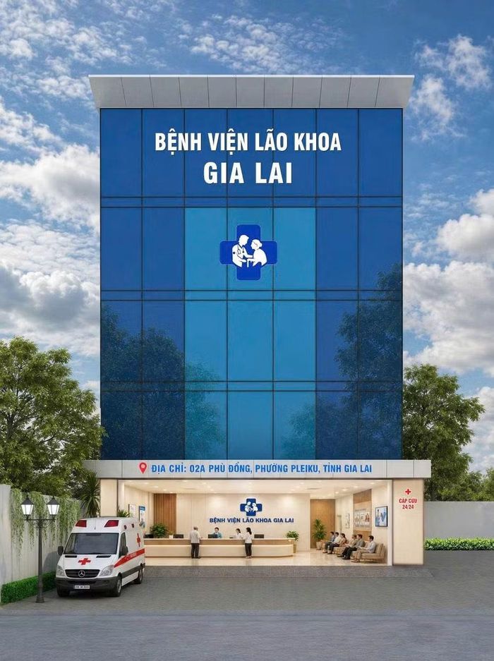 Phối cảnh Bệnh viện Lão khoa Gia Lai. Ảnh: ĐVCC