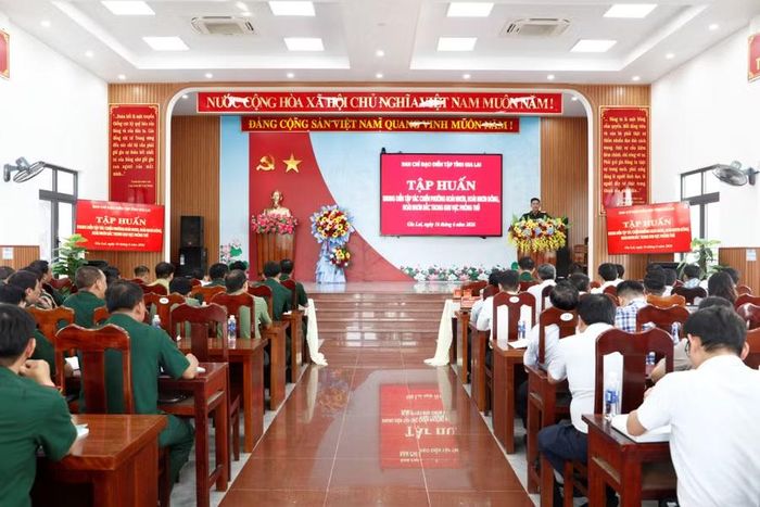 Quang cảnh lớp tập huấn. Ảnh: Thành Phúc