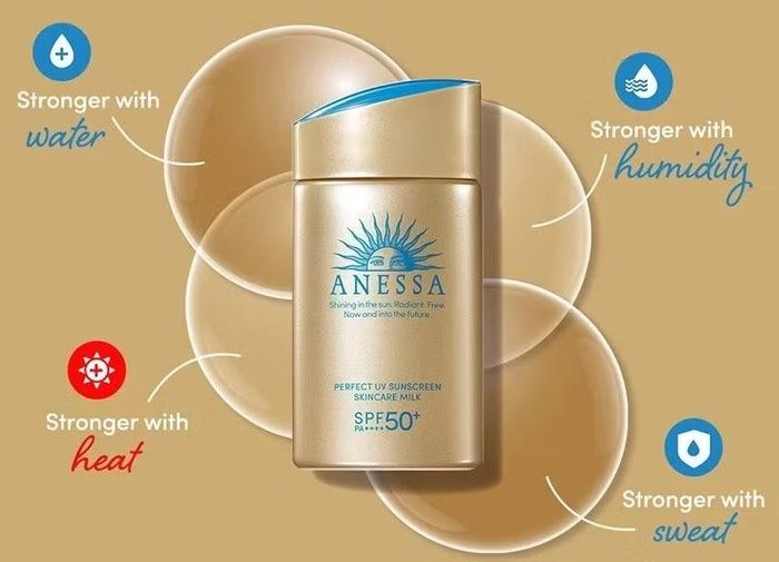 Trong số các sản phẩm bị thu hồi, tiêu hủy có kem chống nắng Anessa perfect UV Sunscreen. Ảnh: Internet