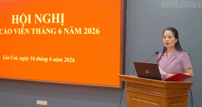 Đồng chí Lê Thị Thu Thủy -Phó Bí thư Đảng ủy UBND tỉnh, định hướng một số nội dung trọng tâm trong công tác tuyên truyền tháng 6 năm 2026.