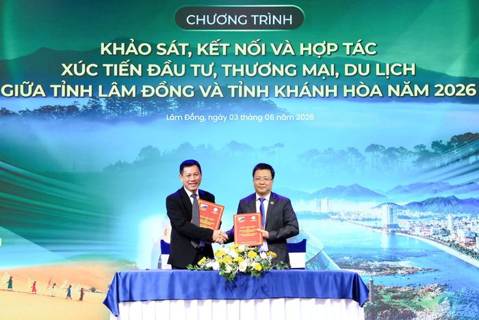 Trung tâm Xúc tiến đầu tư, thương mại và du lịch 2 tỉnh Lâm Đồng và Khánh Hòa ký kết biên bản ghi nhớ hợp tác