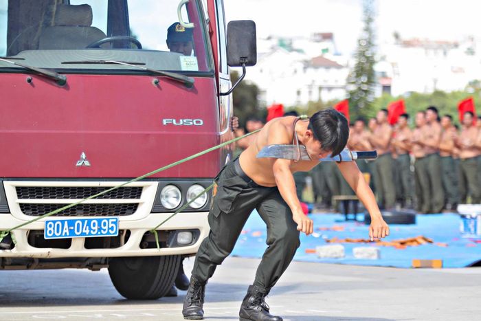 Tại lễ khai mạc hội thao, lực lượng công an sẽ biểu diễn nhiều tiết mục khí công đặc sắc