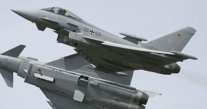 Tiêm kích Eurofighter Typhoon của Không quân Đức. Ảnh: Không quân Đức.