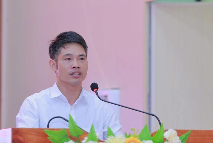 Cử tri xã Liên Minh phát biểu phản ánh, kiến nghị tới đại biểu HĐND tỉnh.