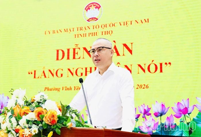 Đồng chí Bí thư Tỉnh ủy Phạm Đại Dương phát biểu tại diễn đàn.