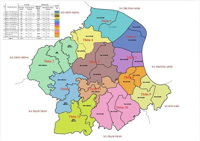 Dự kiến sau sáp nhập, xã Phú Mỹ còn 12 thôn.