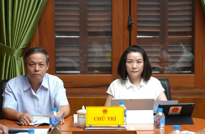 Đồng chí Nguyễn Minh Tâm, Phó trưởng đoàn chuyên trách Đoàn đại biểu Quốc hội tỉnh và đồng chí Nguyễn Trần Huy, Phó Chủ tịch HĐND tỉnh chủ trì phiên tiếp công dân - Ảnh: T.Đ