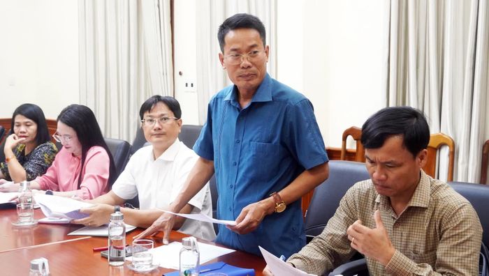 Đại biểu thảo luận tại cuộc họp - Ảnh: N.M