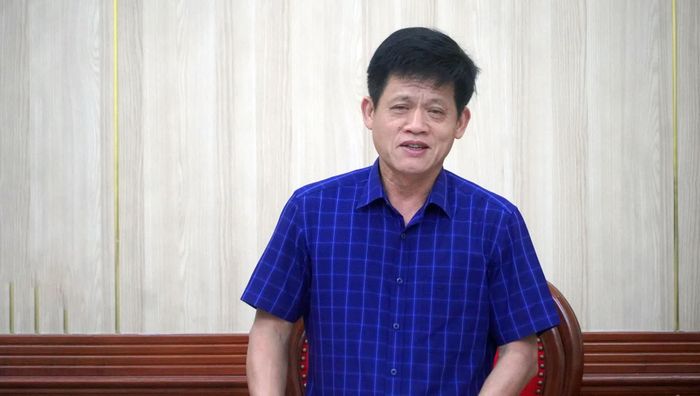 Đồng chí Lê Văn Bảo, Phó Chủ tịch UBND tỉnh phát biểu kết luận tại cuộc họp - Ảnh: N.M