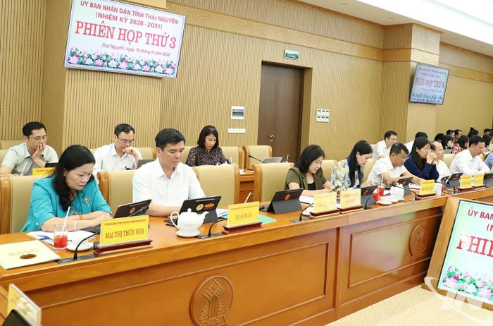 Các đại biểu tham dự phiên họp.
