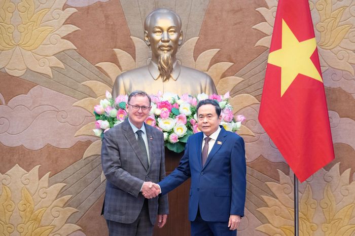 Chủ tịch Quốc hội Trần Thanh Mẫn tiếp Phó Chủ tịch Quốc hội Cộng hòa Liên bang Đức Bodo Ramelow