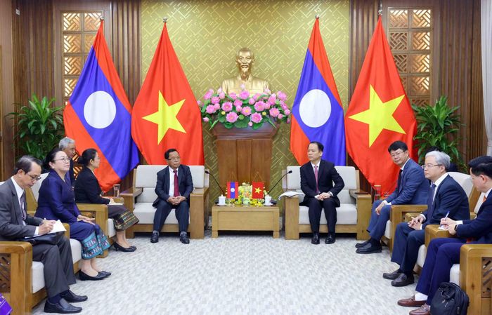 Quang cảnh cuộc tiếp. Ảnh: Phạm Kiên