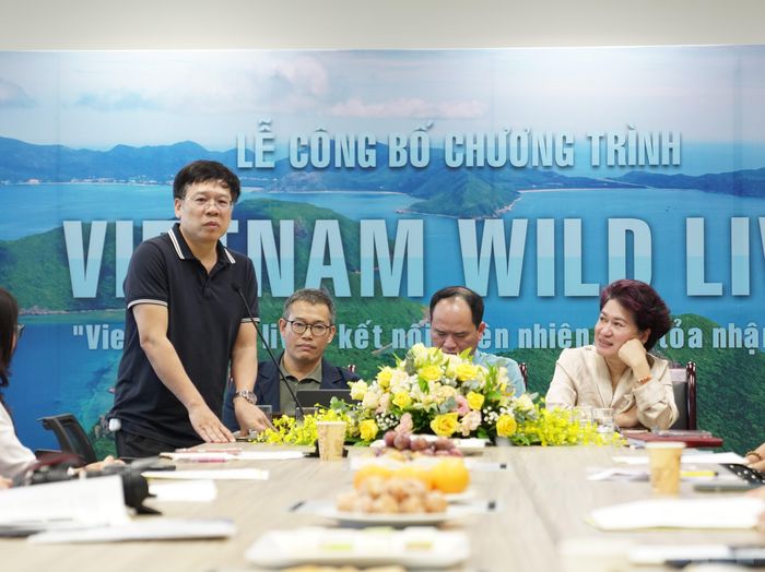 Nhà báo Đỗ Doãn Hoàng chia sẻ tại sự kiện. Nguồn: VTV