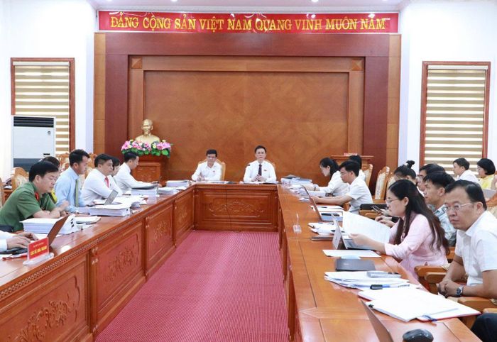 Quang cảnh thảo luận tại Tổ thảo luận số 4. Ảnh:D. Nguyện