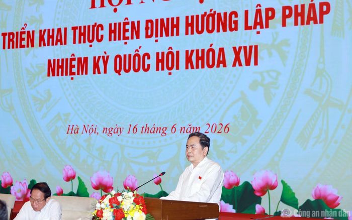 Chủ tịch Quốc hội Trần Thanh Mẫn nhấn mạnh, nhiệm kỳ Quốc hội khóa XVI đặt ra khối lượng công việc rất lớn với 192 nhiệm vụ xây dựng pháp luật.