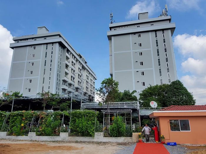 Hai block nhà ở dành cho công nhân tại KCX Linh Trung 2.