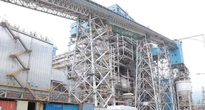Một góc tổ hợp ở Trung tâm Điện lực Quảng Trạch, tỉnh Quảng Trị.